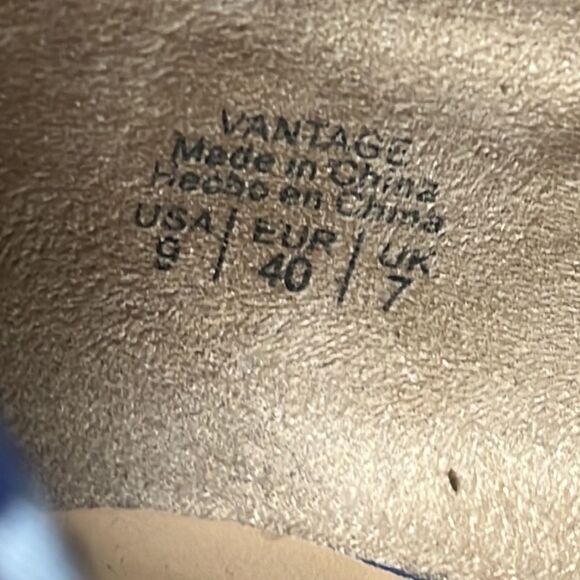 MIX No.6 Vantage Pointed Toe Skimmer Flats Ballet Shoes Folklore Fabric Print - Picture 4 of 4